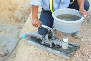 flowable grout / grouting equipment