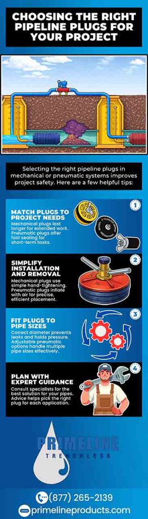Choosing the right pipeline plugs for your project