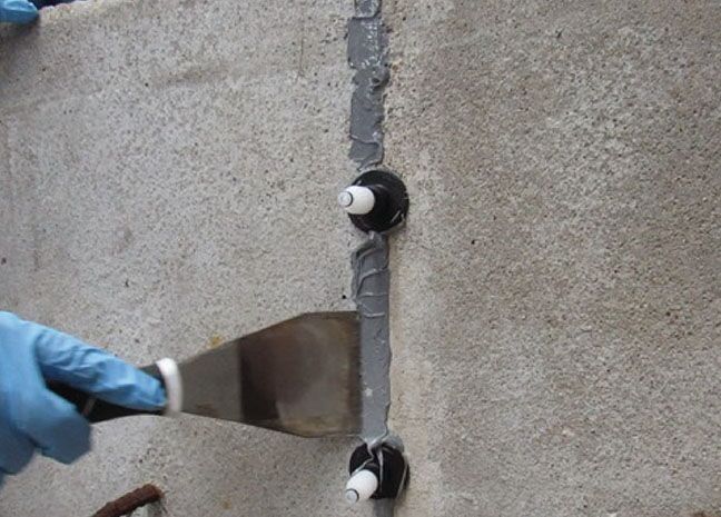 subsurface grouting injection in progress